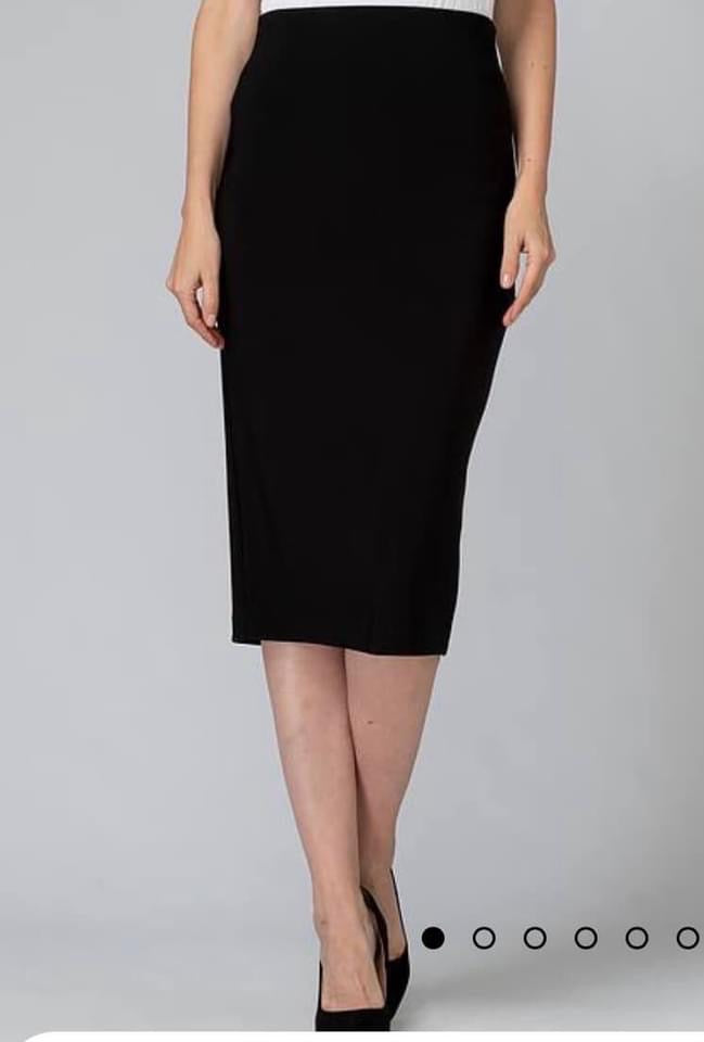 JOSEPH RIBKOFF High Waist Pencil Skirt - Black