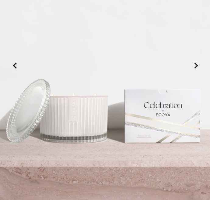 ECOYA Grand Celebration Candle - White Musk & Vanilla
