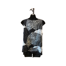 Load image into Gallery viewer, MARCO POLO Sleeveless Layered Top - Black Mix
