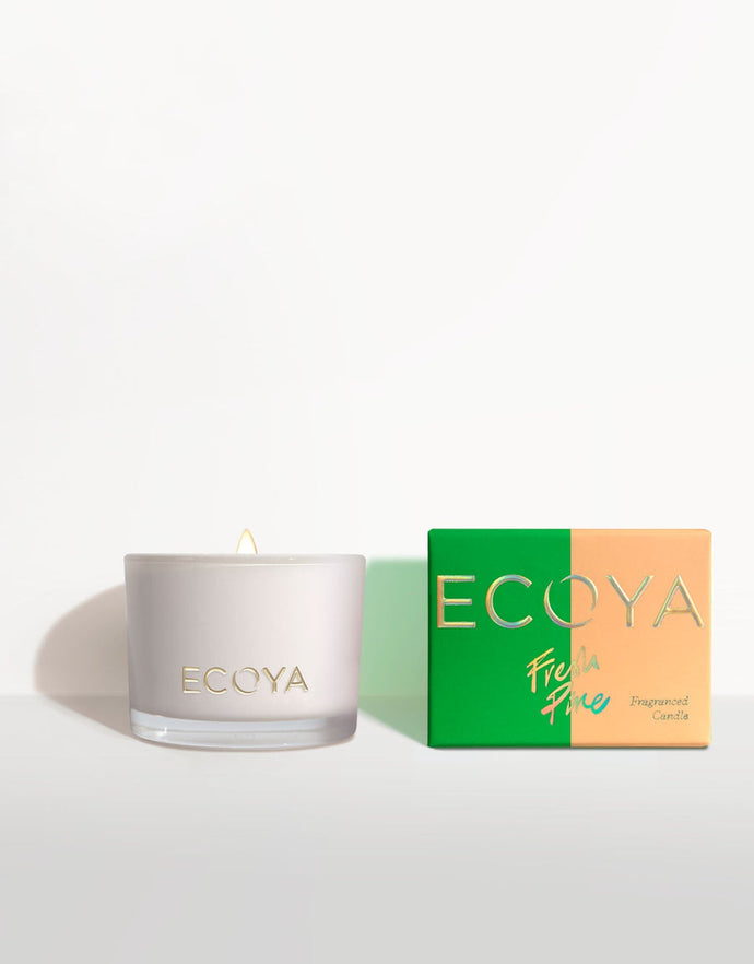 ECOYA Christmas Fresh Pine Monty Candle