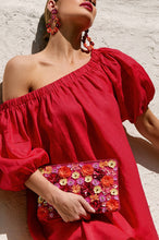Load image into Gallery viewer, ADORNE Flower Bomb Event Clutch - Pink
