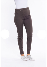 Load image into Gallery viewer, CAFE LATTE Coloured Stretch Cotton Jegging - Chocolate
