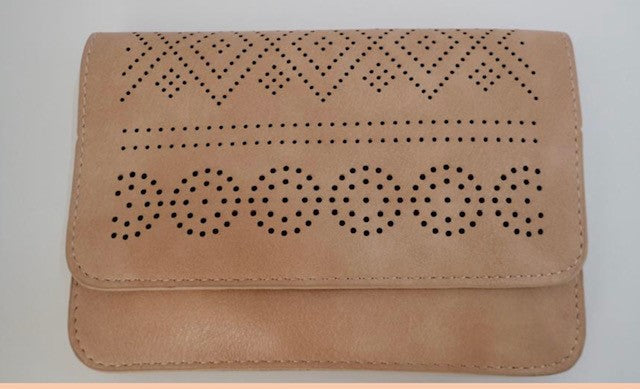 FREE SPIRIT AUSTRALIA Laser Cut Out Festival Bag - Camel
