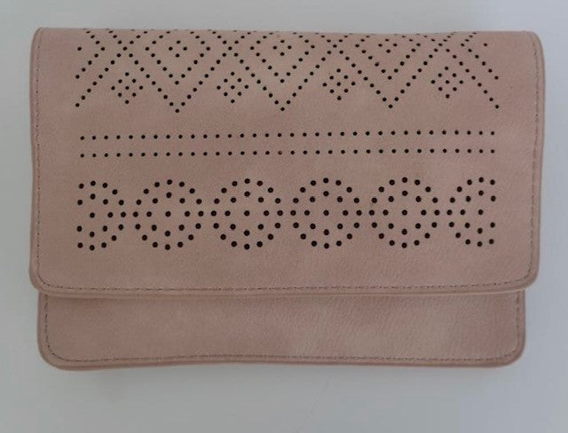 FREE SPIRIT AUSTRALIA Laser Cut Out Festival Bag - Pink