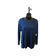 Load image into Gallery viewer, MARCO POLO Long Sleeve Striped Knit Sweater - Petrol
