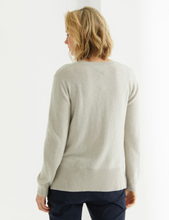 Load image into Gallery viewer, MARCO POLO Side Zipper Sweater - Oyster
