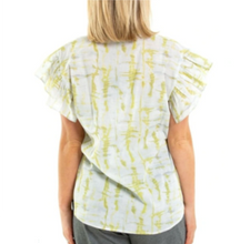 Load image into Gallery viewer, MARCO POLO Cap Sleeve Mirage Top - Honeydew Mirage
