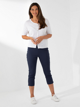 Load image into Gallery viewer, MARCO POLO Cropped Bengaline Pant - Slate
