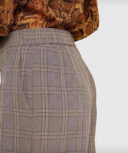 Load image into Gallery viewer, PRIVILEGE Wide Check Pant - Custard Check

