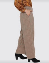 Load image into Gallery viewer, PRIVILEGE Wide Check Pant - Custard Check
