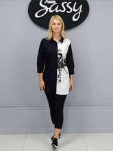 Load image into Gallery viewer, EVER SASSY Blouse - Black/White
