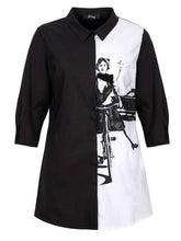 Load image into Gallery viewer, EVER SASSY Blouse - Black/White
