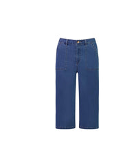Load image into Gallery viewer, VASSALLI Long Wide Leg Shorts - Stonewash

